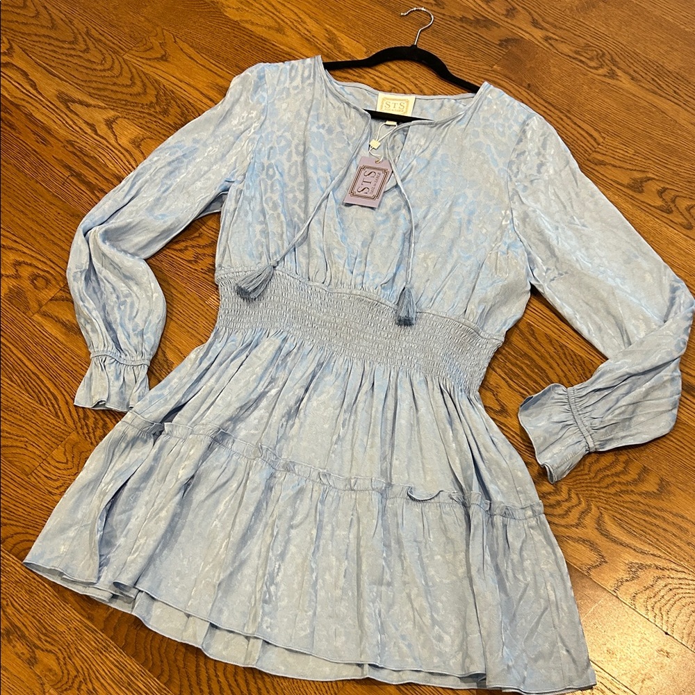 Sail to Sable Blue Long Sleeve Dress. NEW with tags. Size XL - Picture 8 of 17